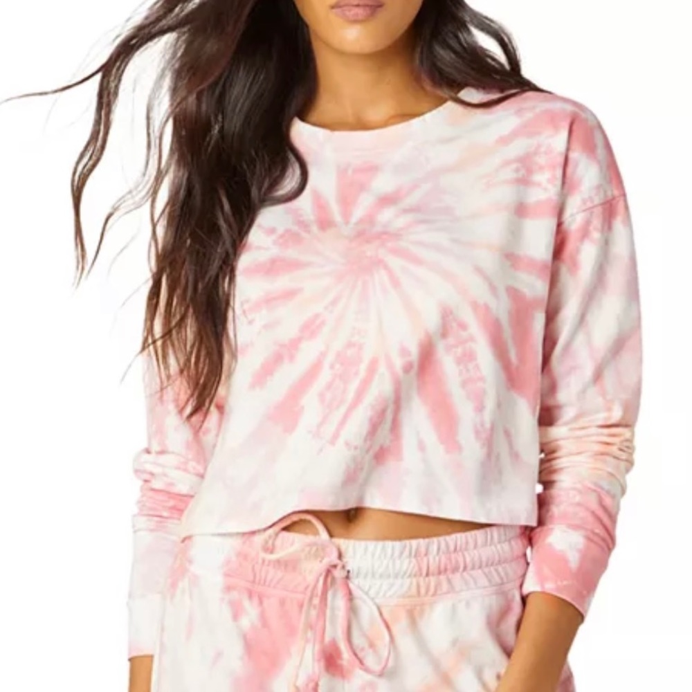 Beyond Yoga Tie-dye Cropped Shirt